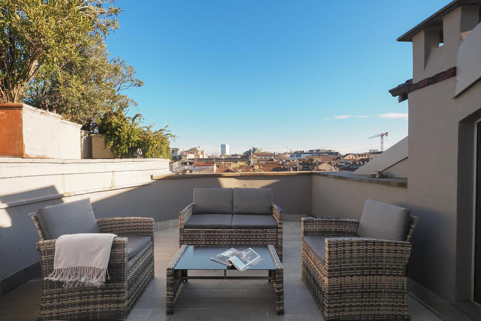 Splendido Attico Con 2 Terrazzi In Brera Appartement *