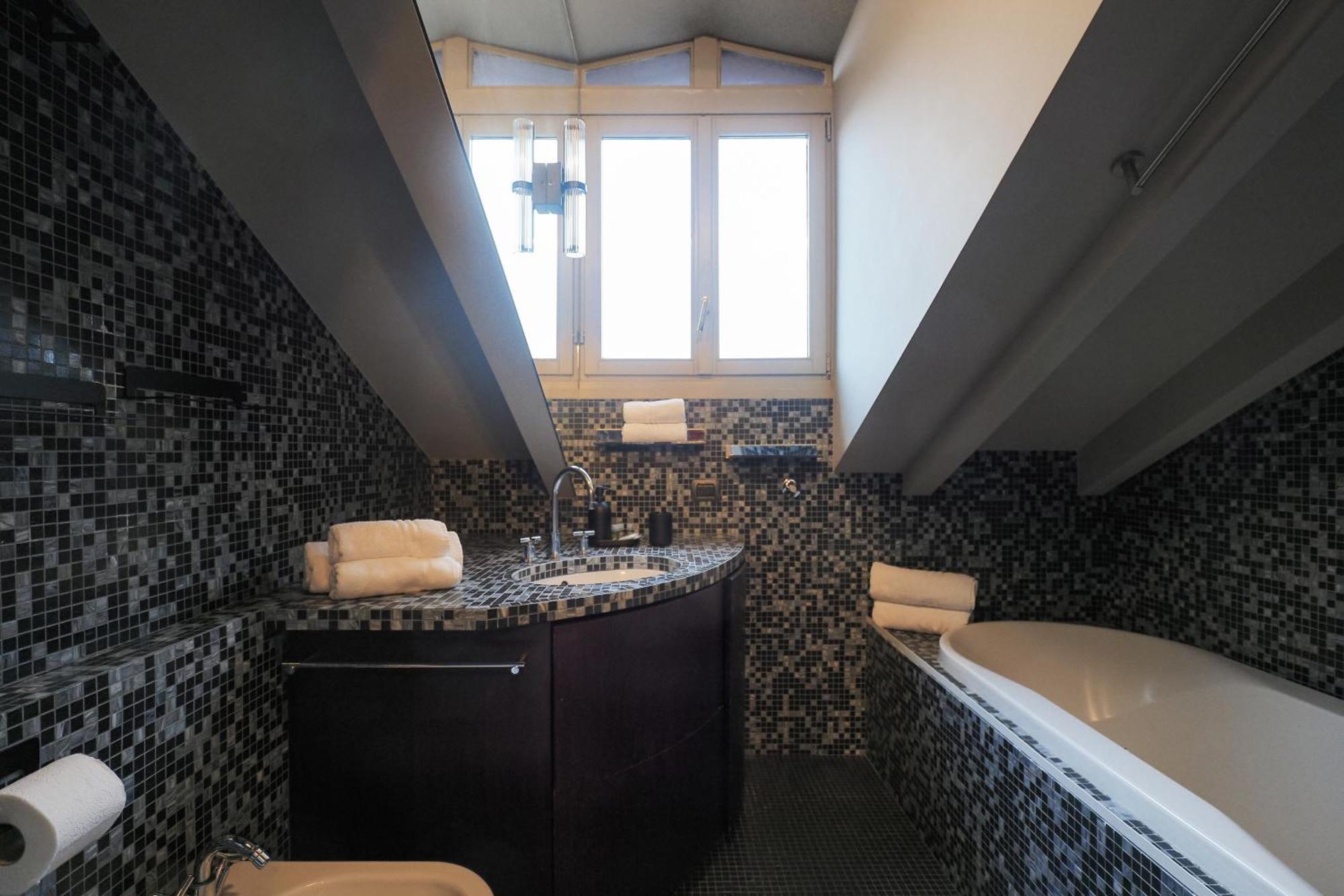 Splendido Attico Con 2 Terrazzi In Brera
