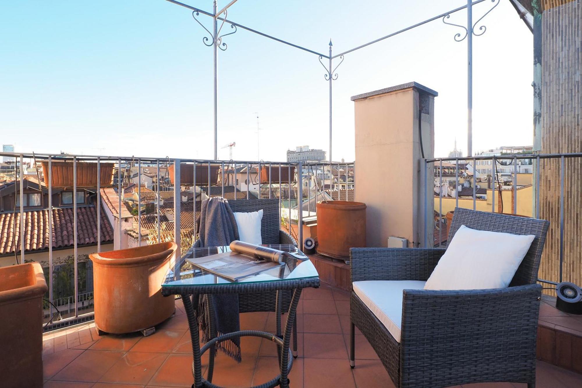 Splendido Attico Con 2 Terrazzi In Brera Appartement *